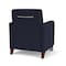 Lesro Siena Lounge Reception Guest Chair w/ Front Casters, 27 in W 29.5 in L 32.5 in H SN1101 - alternate 3
